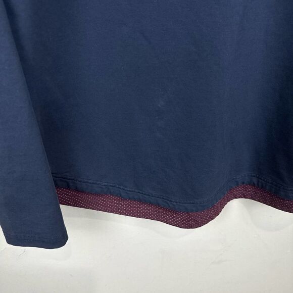 Bylt Drop Cut Lux Dual Layer Navy Long Sleeve Shirt Men’s XXL Read - Picture 6 of 9